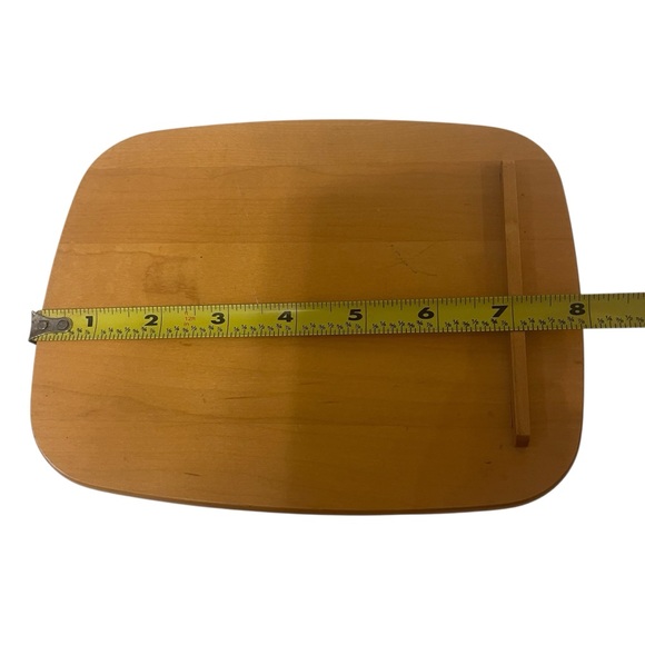 LONGABERGER 2002 Recipe Basket Woven Basket with Lid and Plaid Trim - Picture 6 of 9